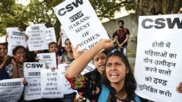 Protests in Delhi over semen filled balloons attacks on women