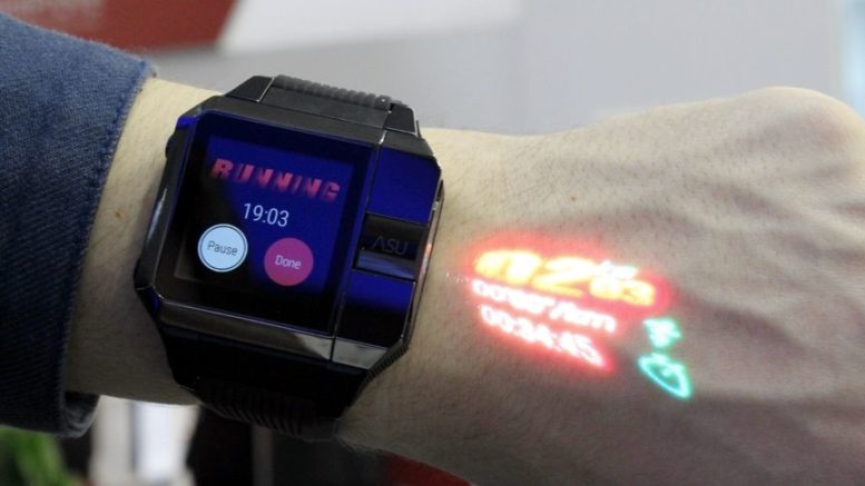 Chinese firm Haier makes smart watches with built in projector