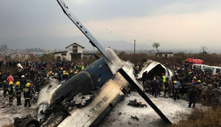 US Bangla plane crash in nepal