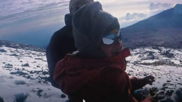 7 year old boy climbs Kilimanjaro peak