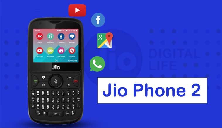 Jio Phone 2 with Whatsapp, Facebook, Google Maps, Youtube