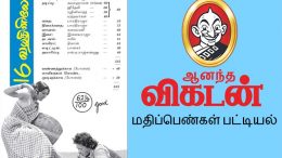Which Tamil movie has got the highest mark in Anandha Vikatan?