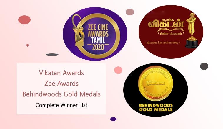 Vikatan awards - zee awards - behindwoods goldmedals - Complete Winner List!